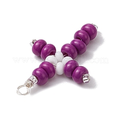 Glass Seed Beads Pendants&nbsp;PALLOY-MZ00379