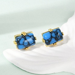 Brass Stud Earrings&nbsp;KK-F358-03G-03