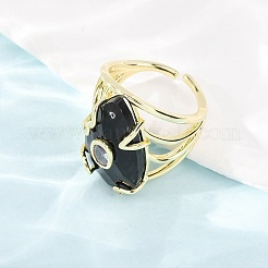 Natural Obsidian Cuff Rings&nbsp;GG-CBA5FCC-03G-07