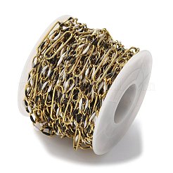 304 Stainless Steel Enamel Figaro Chains&nbsp;CHS-U003-02G-09