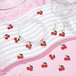 60Pcs Fruit Alloy Enamel Charms&nbsp;ENAM-UN0001-34