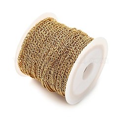 304 Stainless Steel Twisted Chains Curb Chains&nbsp;CHS-B009-01C-G