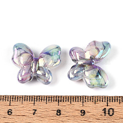 UV Plating Printed Opaque Acrylic Beads&nbsp;LS-PACR-N017-05A