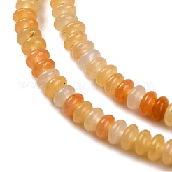 Natural Golden Silk Jade Beads Strands&nbsp;G-NH0009-01A