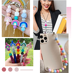 DIY Rainbow Keychain Making Kit&nbsp;DIY-SC0022-46
