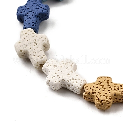 Natural Lava Rock Beads Strands&nbsp;G-L498-E01-01A