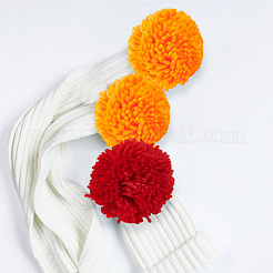 16Pcs 4 Colors Polyester Christmas Ball Ornament Accessories&nbsp;DIY-MA0006-37