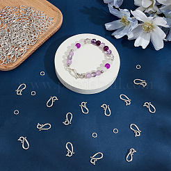 100Bags Tibetan Style Hook and Eye Clasps&nbsp;FIND-SP0006-14