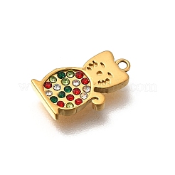 304 Stainless Steel Pendants&nbsp;STAS-Z160-08G-04