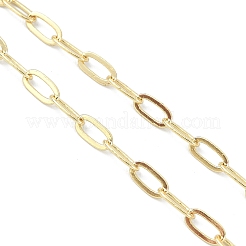 2.5MM Brass Paperclip Chain Bracelet Making&nbsp;AJEW-JB01601-01