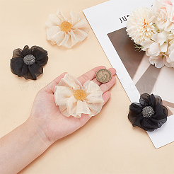 2 Pairs 2 Colors Alloy Shoe Buckle Clips&nbsp;DIY-GO0003-51A
