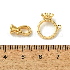 SHEGRACE Brass Fold Over Clasps&nbsp;XGRQ5F781-812G