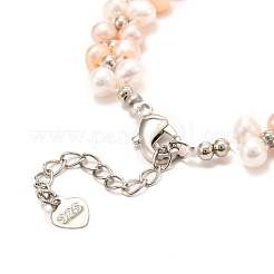 Natural Fresh Water Pearl Beaded Bracelets&nbsp;BJEW-D447-08G-01
