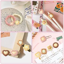 32Pcs 16 Styles Opaque Resin Imitation Food Cabochons&nbsp;CRES-CJ0001-65