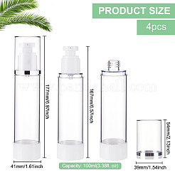 Empty Portable Plastic Airless Pump Bottles&nbsp;LS-AJEW-WH0299-91B