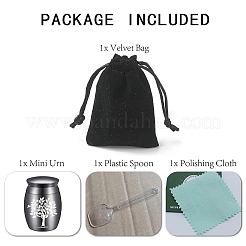 Alloy Cremation Urn Kit&nbsp;AJEW-CN0001-11B