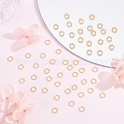 200Pcs 304 Stainless Steel Round Rings&nbsp;STAS-BBC0010-21A