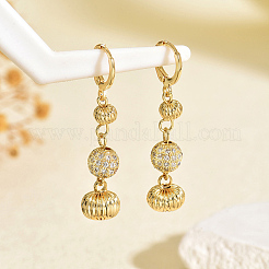 Round Brass Hoop Earrings&nbsp;QY9214