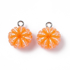 Opaque Resin Imitation Fruit Pendants&nbsp;LS-X-RESI-G061-02