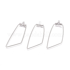 Tarnish Resistant 304 Stainless Steel Wire Pendants&nbsp;STAS-M274-016P