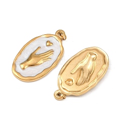 304 Stainless Steel Enamel Pendants&nbsp;STAS-G364-16G-02