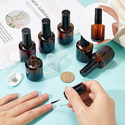 Transparent Glass Nail Polish Empty Bottle&nbsp;AJEW-GF0009-78