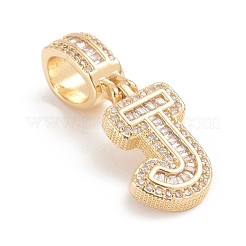 Brass Micro Pave Cubic Zirconia Pendants&nbsp;ZIRC-G165-13G-J