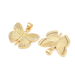 Brass Micro Pave Cubic Pendants&nbsp;KK-Z140-22G