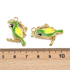 304 Stainless Steel Enamel Pendants&nbsp;STAS-P415-07G-01