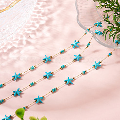 1M Handmade 316 Stainless Steel Starfish Link Chains&nbsp;CHS-TA0001-67C