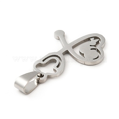 Non-Tarnish 201 Stainless Steel Pendants&nbsp;STAS-D190-09P