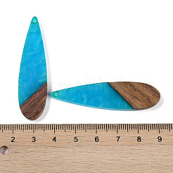 Resin & Wood Big Pendants&nbsp;WOOD-F015-08C
