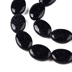 Synthetic Blue Goldstone Beads Strands&nbsp;G-M206-54