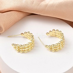 Brass Stud Earrings&nbsp;KK-CBAD851-35G