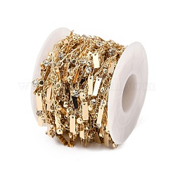 Handmade Brass & Rhinestone Chains&nbsp;CHC-Z001-12KCG-02