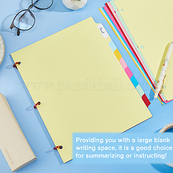 Paper Discbound Notebook Index Divider Sheets&nbsp;AJEW-WH0314-735