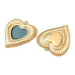 304 Stainless Steel Enamel Pendants&nbsp;SA-CBAD609-15G-02