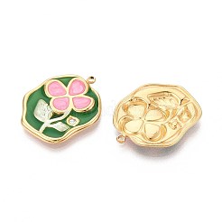 Ion Plating(IP) 304 Stainless Steel Rhinestone Pendants&nbsp;STAS-N109-253C-G