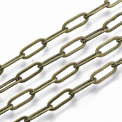 Brass Paperclip Chains&nbsp;CHC-S008-001B-AB