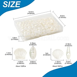 200Pcs 2 Styles ABS Imitation Pearl Beads&nbsp;OACR-FS0002-31