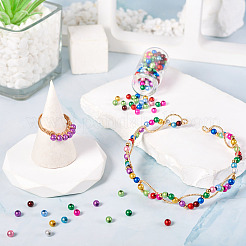 360Pcs 12 Colors Spray Painted Acrylic Beads&nbsp;MACR-TA0002-25