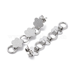 Non-Tarnish 304 Stainless Steel Stud Dangle Earrings for Women&nbsp;EJEW-Q381-04P