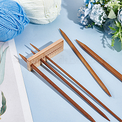 1Pc Rectangle Wooden Knitting Needle Gauges&nbsp;TOOL-BC0002-94A