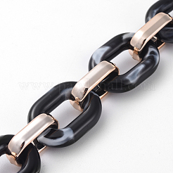 Imitation Gemstone Style Acrylic Handmade Cable Chains&nbsp;AJEW-JB00517