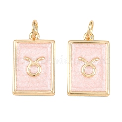 Brass Enamel Pendants&nbsp;KK-CBA62C2-01F