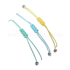 3Pcs Constellations Adjustable Nylon Cord Braided Bead Bracelets for Women Men&nbsp;BJEW-JB11325-03