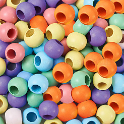 120Pcs 6 Colors Theaceae Wood Bead&nbsp;WOOD-CD0001-07