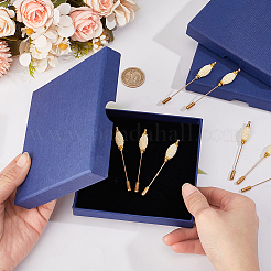 8Pcs Brass Brooch&nbsp;DIY-GO00015