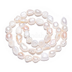 Natural Cultured Freshwater Pearl Beads Strands&nbsp;PEAR-N014-06A