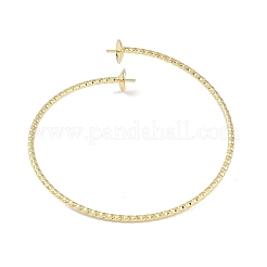 Brass Textured Open Cuff Bangle Making&nbsp;KK-U020-21A-G